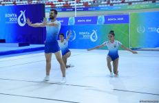 Трио азербайджанских гимнастов завоевало "серебро" Исламиады (ФОТО)