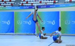 Трио азербайджанских гимнастов завоевало "серебро" Исламиады (ФОТО)