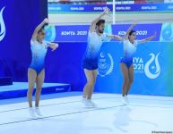 Трио азербайджанских гимнастов завоевало "серебро" Исламиады (ФОТО)