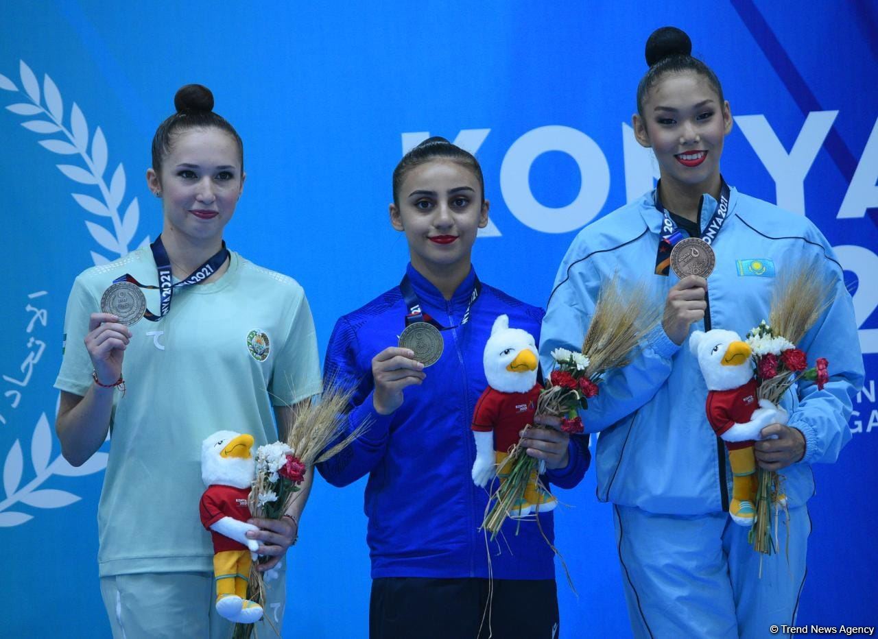 Художественная гимнастика на Исламиаде: награды азербайджанских спортсменок (ФОТО)