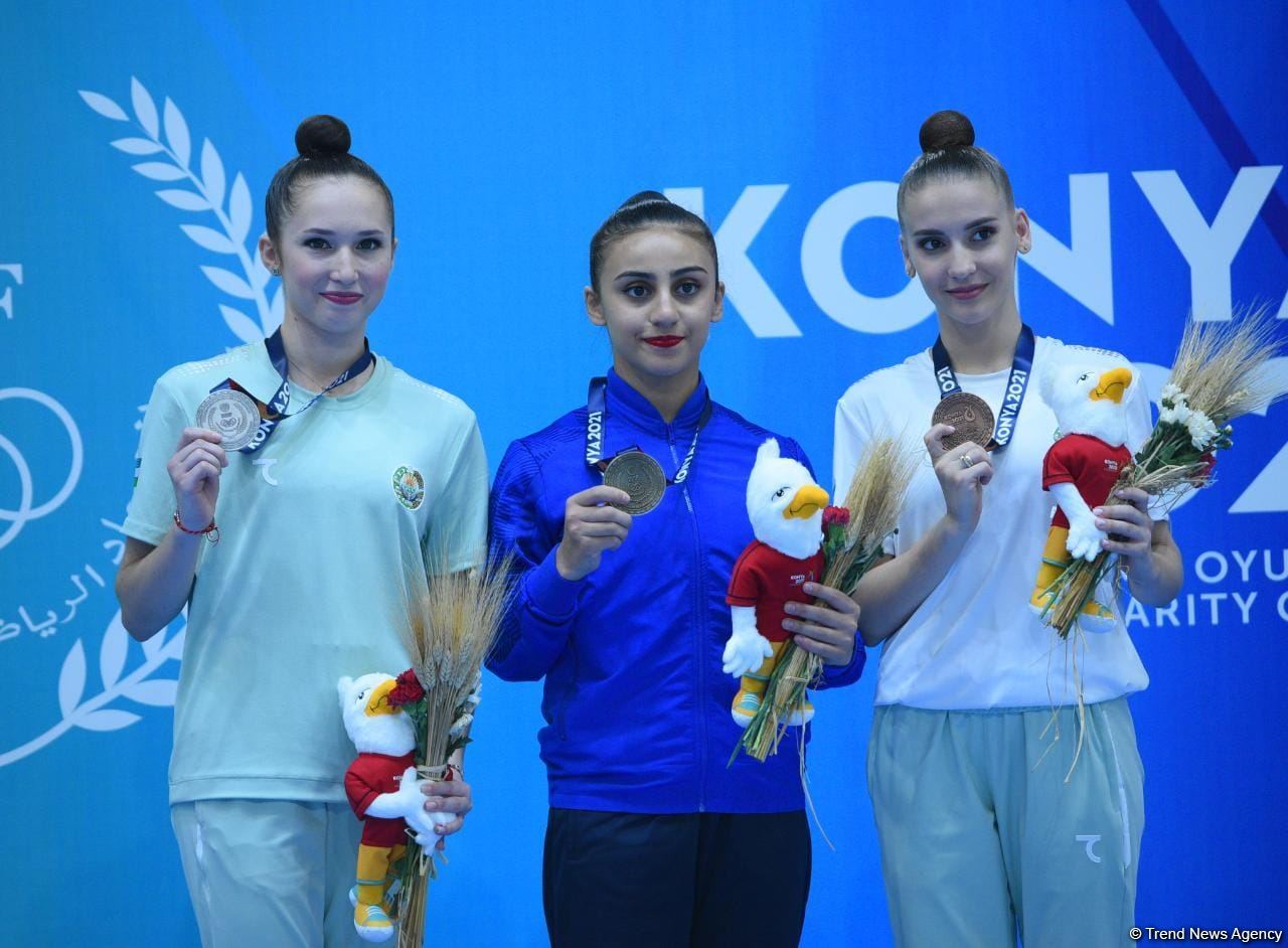 Художественная гимнастика на Исламиаде: награды азербайджанских спортсменок (ФОТО)