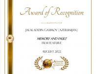 Азербайджанский фильм вошел в ТОП-10 американского фестиваля Accolade Global Film Competition (ВИДЕО, ФОТО)