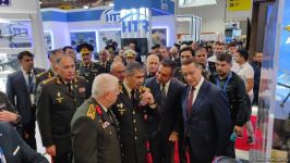 Закир Гасанов и Яшар Гюлер посетили выставку ADEX (ФОТО)