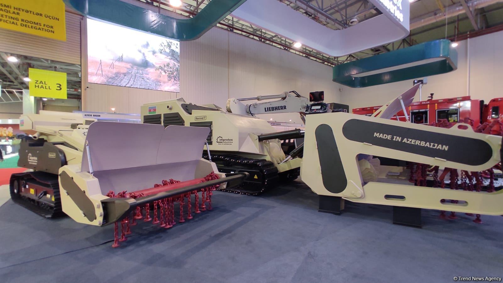 Новая техника для разминирования азербайджанского производства будет испытана в Джебраиле и Физули (ФОТО)