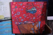 В мастерской Ирины Эльдаровой в Баку представлен проект "О", почтена память  Королевы Елизаветы II (ФОТО)