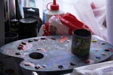 В мастерской Ирины Эльдаровой в Баку представлен проект "О", почтена память  Королевы Елизаветы II (ФОТО)