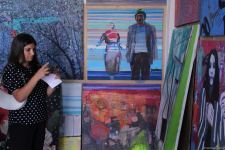 В мастерской Ирины Эльдаровой в Баку представлен проект "О", почтена память  Королевы Елизаветы II (ФОТО)