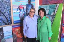 В мастерской Ирины Эльдаровой в Баку представлен проект "О", почтена память  Королевы Елизаветы II (ФОТО)