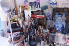 В мастерской Ирины Эльдаровой в Баку представлен проект "О", почтена память  Королевы Елизаветы II (ФОТО)