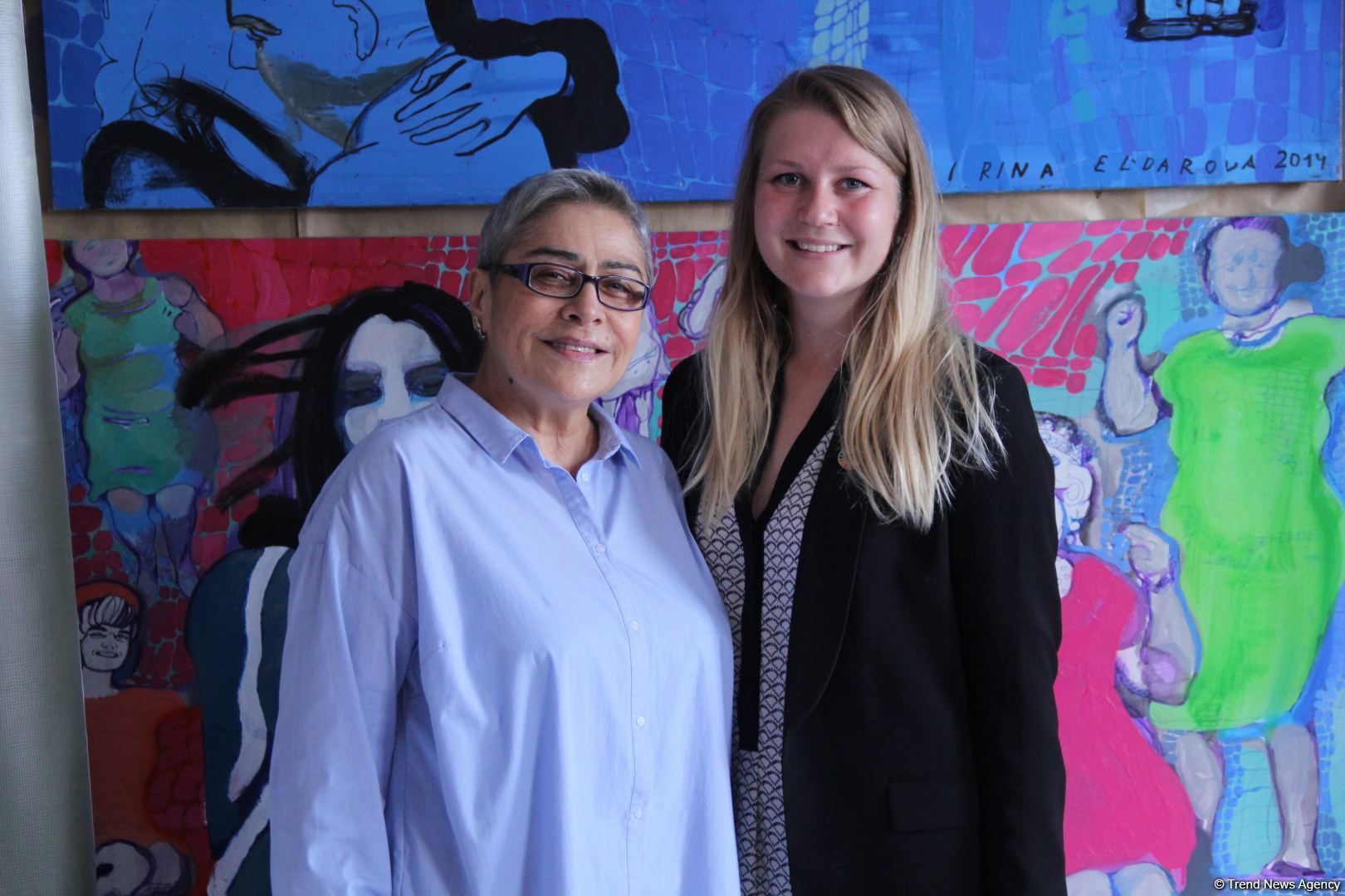 В мастерской Ирины Эльдаровой в Баку представлен проект "О", почтена память  Королевы Елизаветы II (ФОТО)