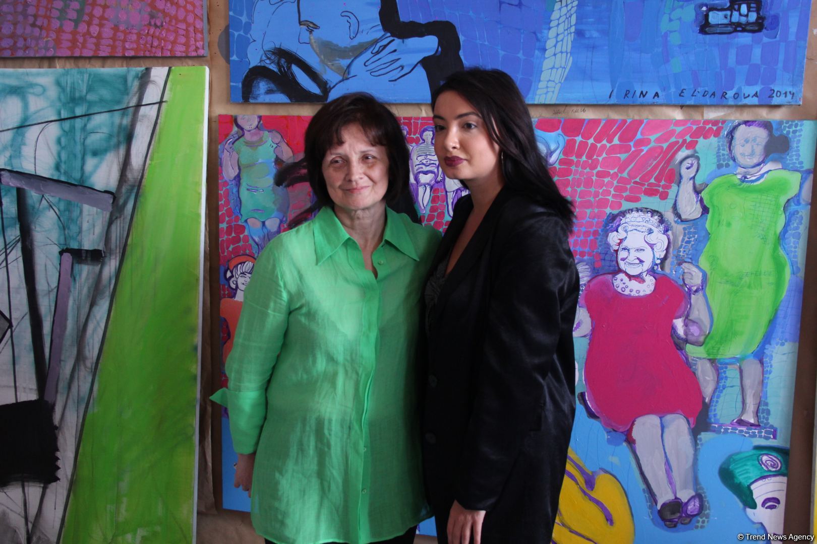 В мастерской Ирины Эльдаровой в Баку представлен проект "О", почтена память  Королевы Елизаветы II (ФОТО)