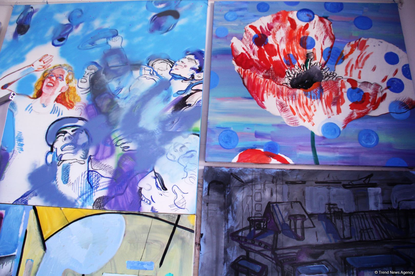 В мастерской Ирины Эльдаровой в Баку представлен проект "О", почтена память  Королевы Елизаветы II (ФОТО)