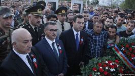 Шехид Гадим Халилов похоронен в Исмаиллинском районе (ФОТО)