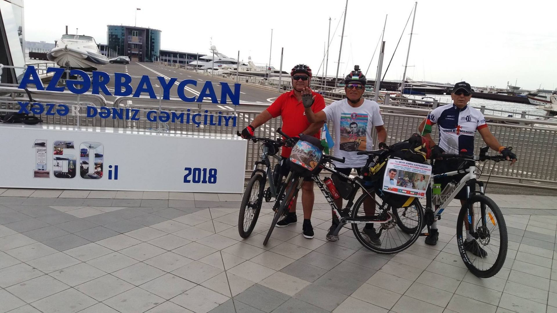 Известный узбекский певец совершает велопробег в честь юбилея Муслима Магомаева – скоро он  будет в Баку (ВИДЕО, ФОТО)