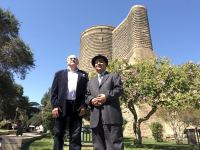 Писатели из Египта и России провели в Баку творческую встречу (ФОТО)