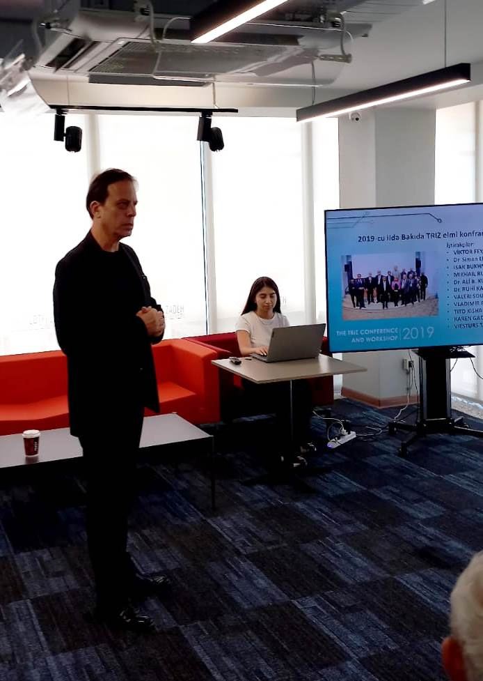 В Центре технологий Лютфи Заде прошла презентация Innovation Management and TRIZ Institute (ФОТО)