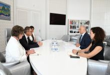 Анар Керимов встретился с директором Латвийского национального театра оперы и балета (ФОТО)