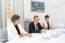 Анар Керимов встретился с директором Латвийского национального театра оперы и балета (ФОТО)