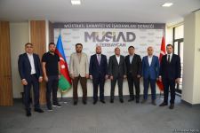 В MÜSİAD обсудили развитие азербайджано-узбекско-турецких экономических связей (ФОТО)