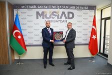 В MÜSİAD обсудили развитие азербайджано-узбекско-турецких экономических связей (ФОТО)
