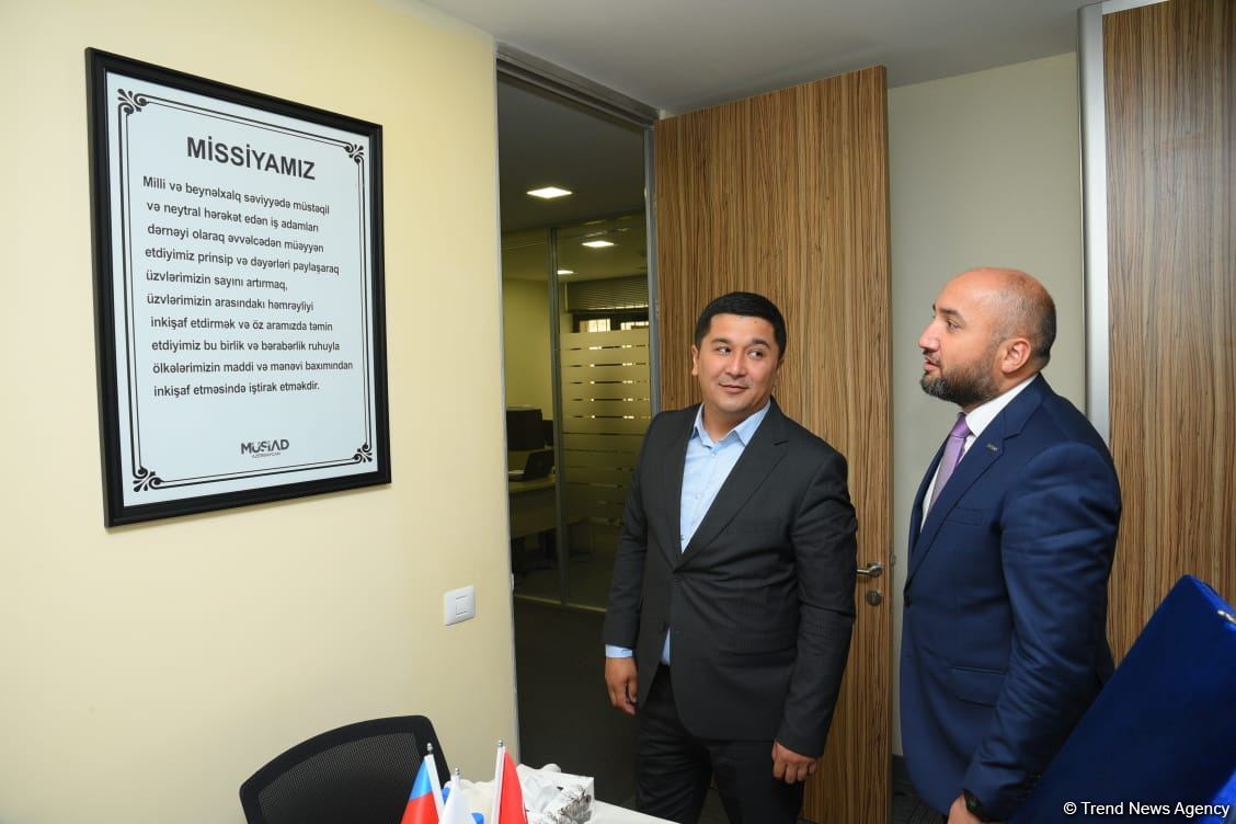 В MÜSİAD обсудили развитие азербайджано-узбекско-турецких экономических связей (ФОТО)