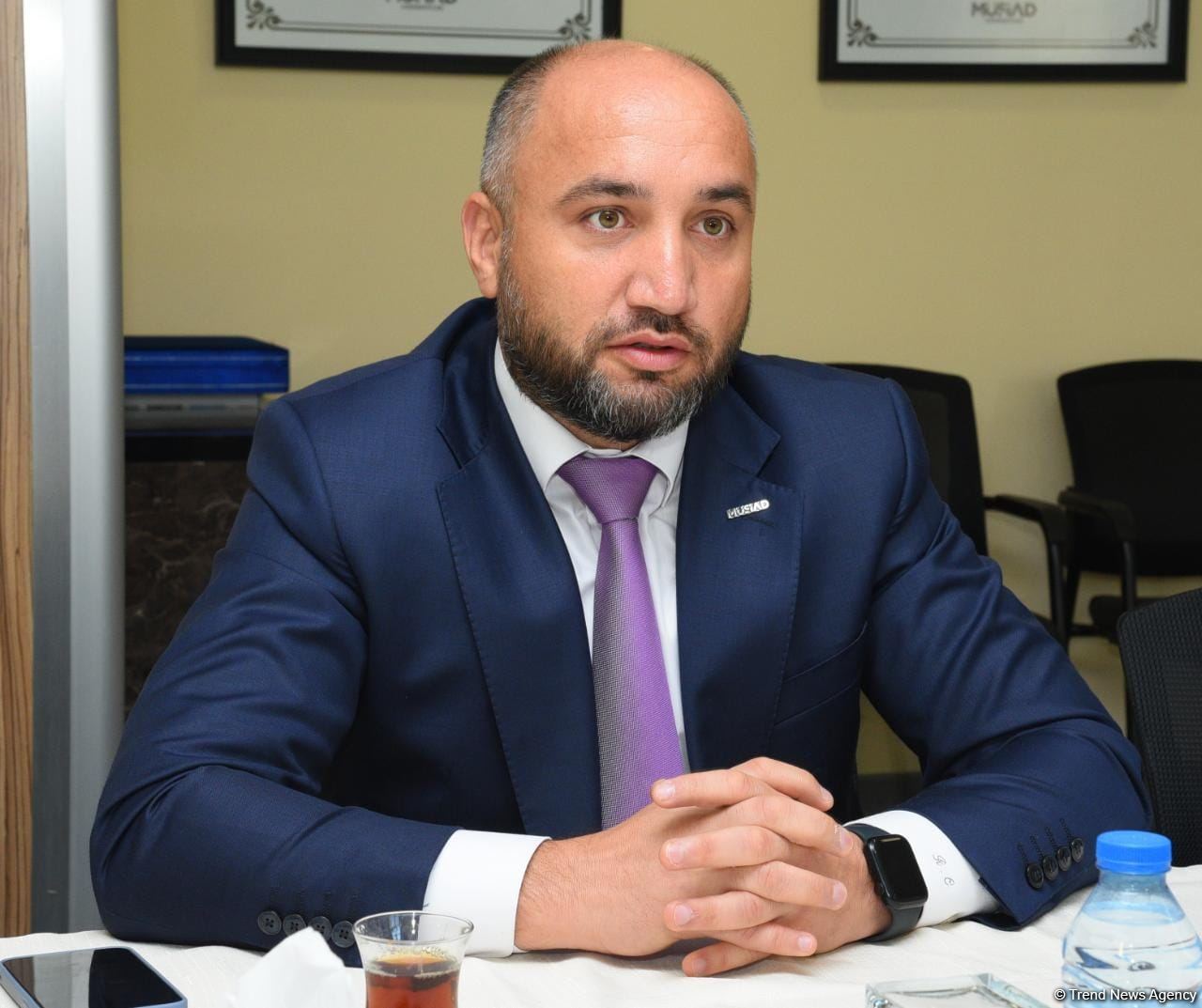 В MÜSİAD обсудили развитие азербайджано-узбекско-турецких экономических связей (ФОТО)