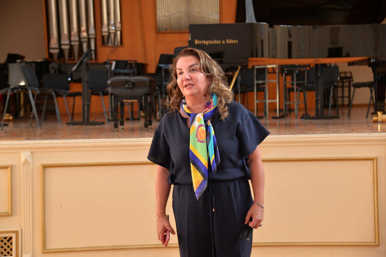 В Баку состоялся концерт феноменальной немецко-российской пианистки Кристины Миллер (ФОТО)