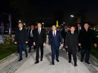 Президент Ильхам Алиев и Президент Садыр Жапаров приняли участие в открытии Парка кыргызско-азербайджанской дружбы в Бишкеке (ФОТО/ВИДЕО)