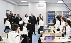 Президент Ильхам Алиев принял участие в открытии Учебно-воспитательного комплекса школы-гимназии имени Гейдара Алиева в Бишкеке (ФОТО/ВИДЕО)