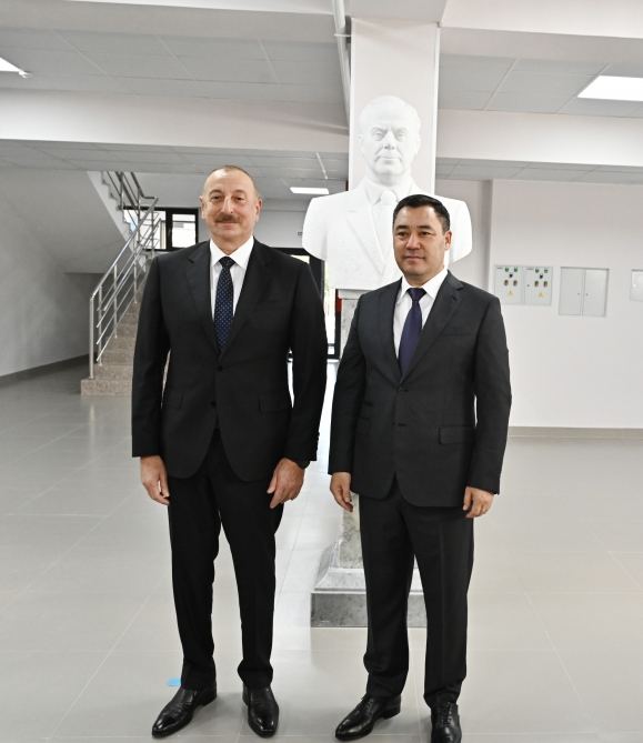 Президент Ильхам Алиев принял участие в открытии Учебно-воспитательного комплекса школы-гимназии имени Гейдара Алиева в Бишкеке (ФОТО/ВИДЕО)