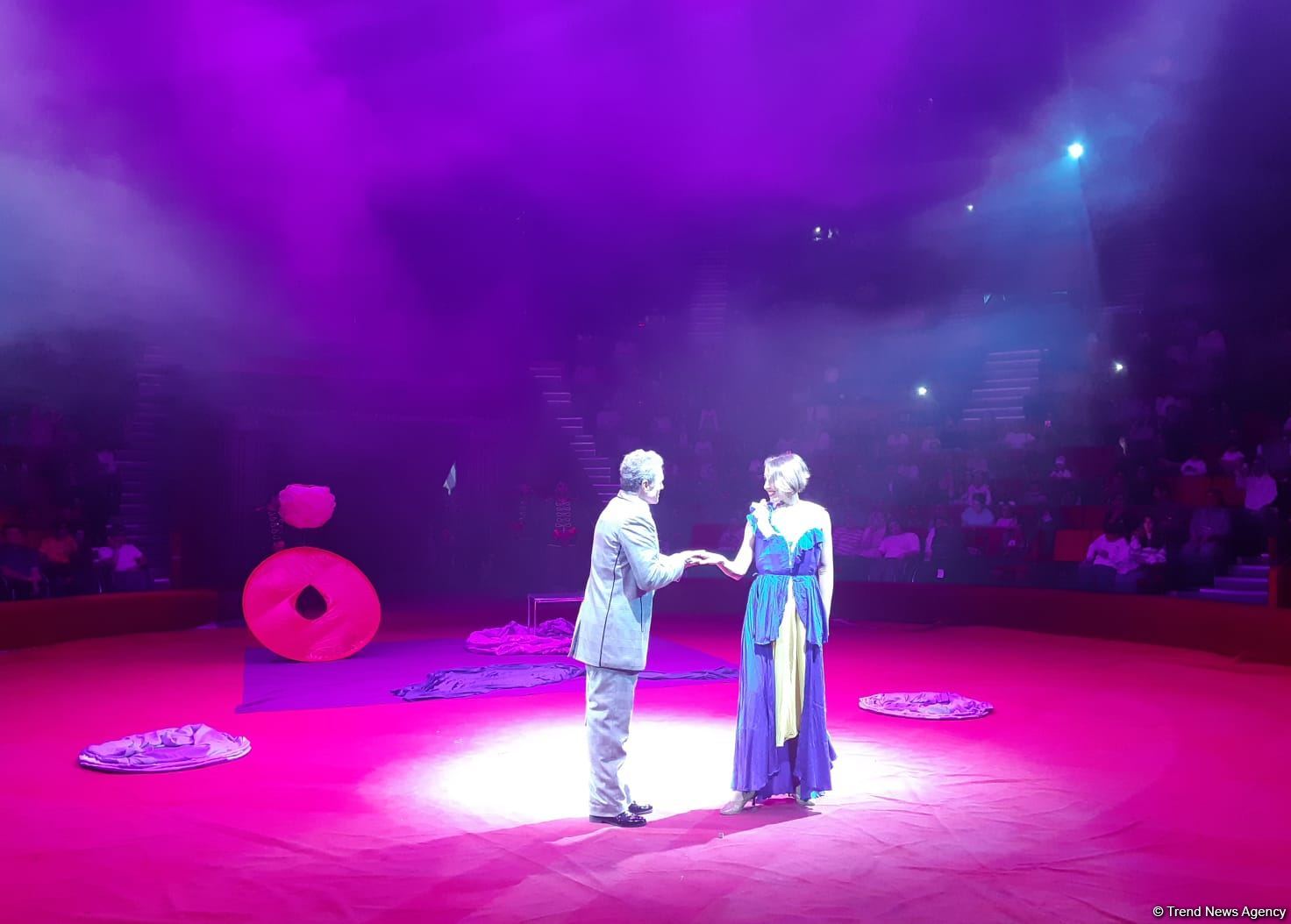 Номер с карабахскими скакунами - Бакинский цирк провел благотворительный показ для детей шехидов (ФОТО)