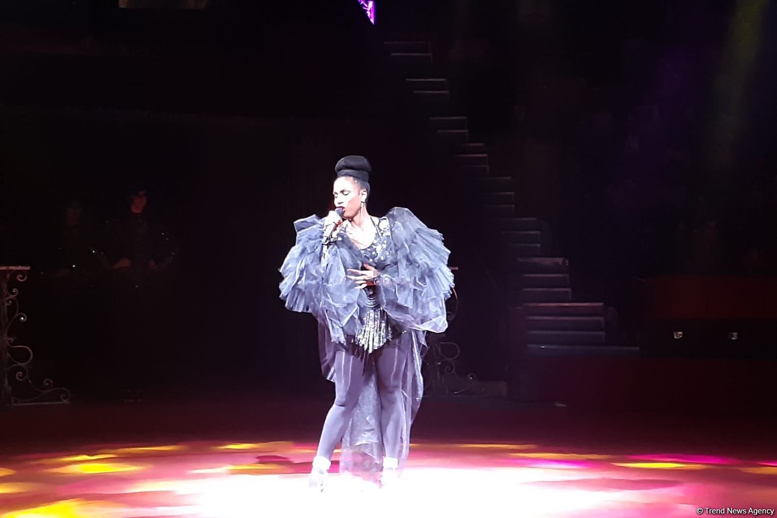 Номер с карабахскими скакунами - Бакинский цирк провел благотворительный показ для детей шехидов (ФОТО)