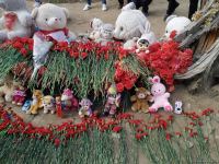 Иностранные дипломаты почтили память погибших при ракетных обстрелах Арменией Гянджи (ФОТО)