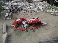 Иностранные дипломаты почтили память погибших при ракетных обстрелах Арменией Гянджи (ФОТО)