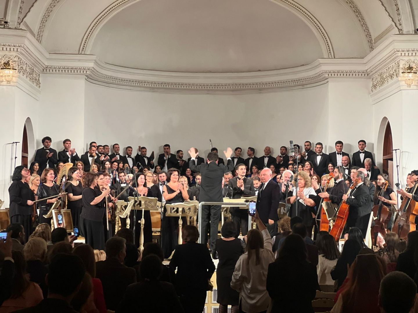 В Баку прошел творческий вечер видного композитора Джаваншира Гулиева. Премьера оратории "Müşfiq ağıları"  (ВИДЕО, ФОТО)