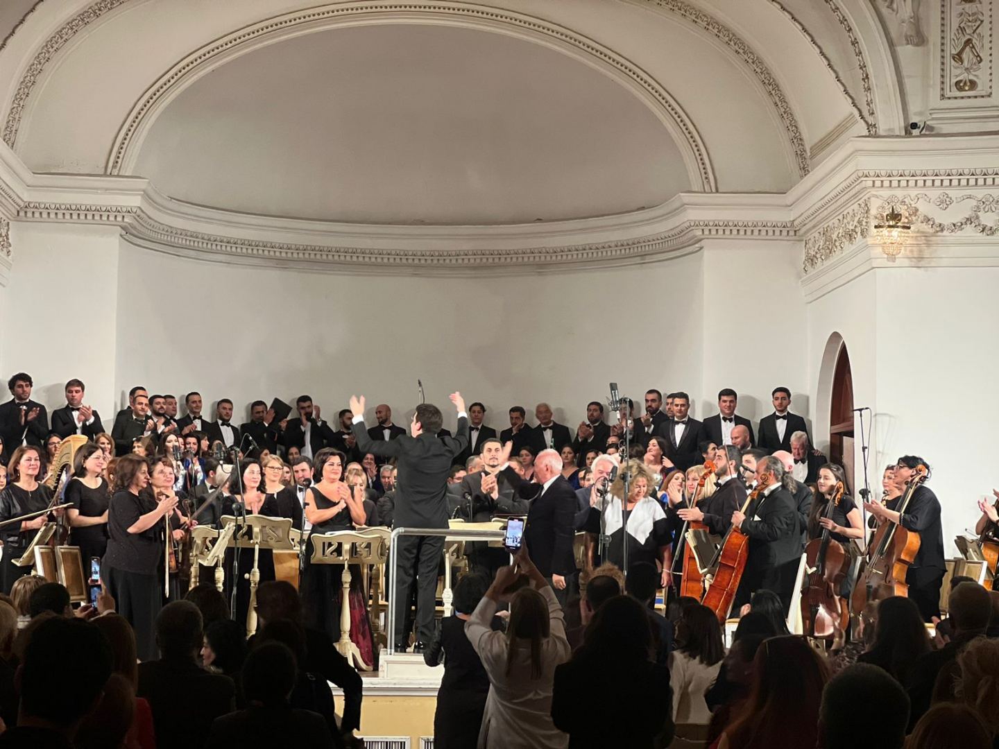 В Баку прошел творческий вечер видного композитора Джаваншира Гулиева. Премьера оратории "Müşfiq ağıları"  (ВИДЕО, ФОТО)