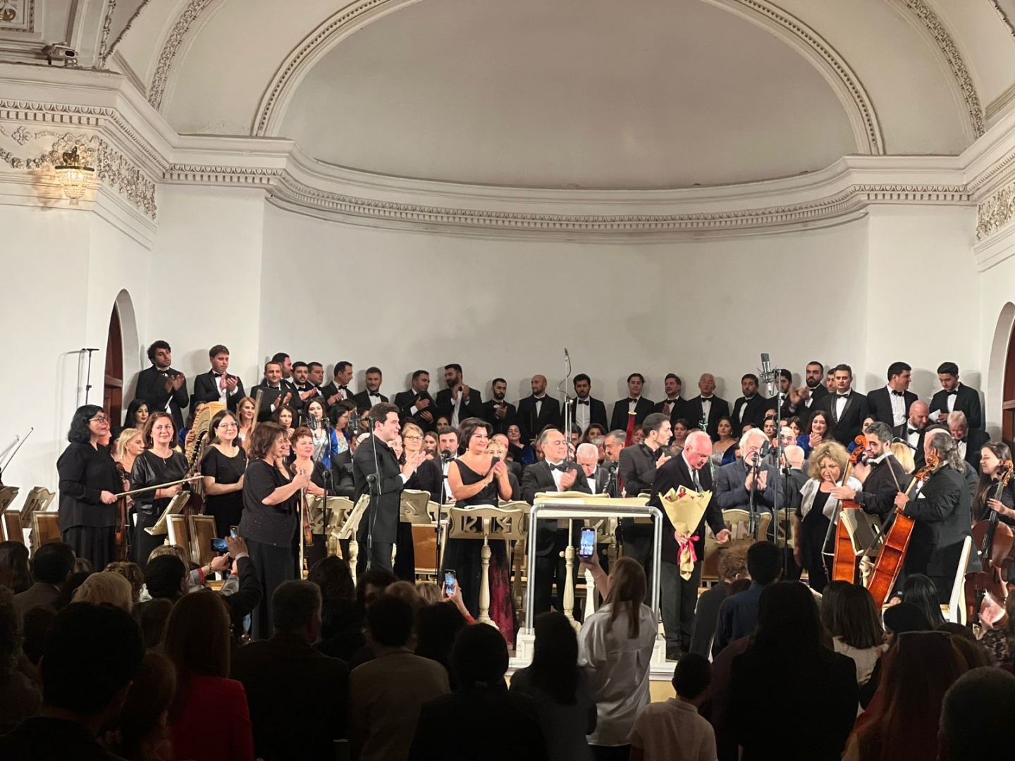 В Баку прошел творческий вечер видного композитора Джаваншира Гулиева. Премьера оратории "Müşfiq ağıları"  (ВИДЕО, ФОТО)