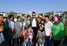 Президент Ильхам Алиев и Первая леди Мехрибан Алиева встретились с жителями в селе Агалы Зангиланского района (ФОТО/ВИДЕО)