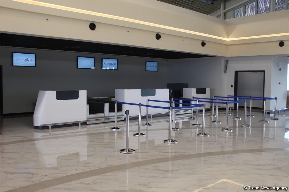 Пропускная способность терминала Зангиланского международного аэропорта рассчитана на 200 пассажиров в час – директор (ФОТО/ВИДЕО)