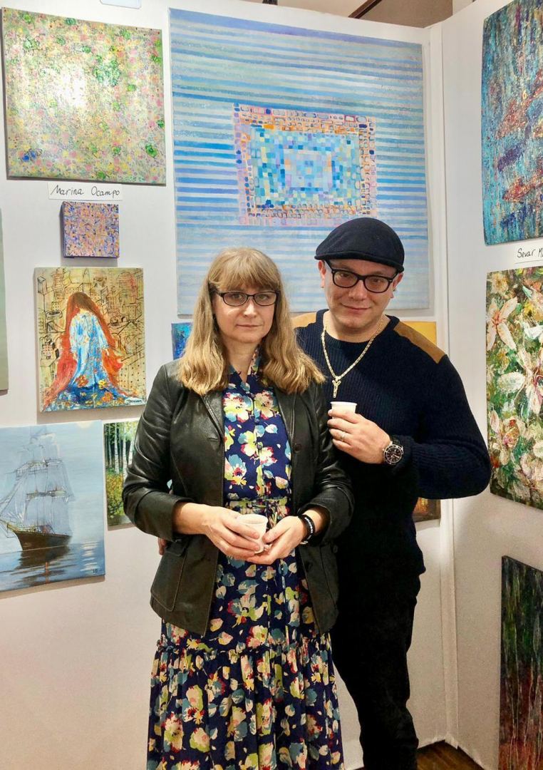 Нигяр Нариманбекова представила работы азербайджанских художников в Carrousel du Louvre в  Париже (ФОТО)