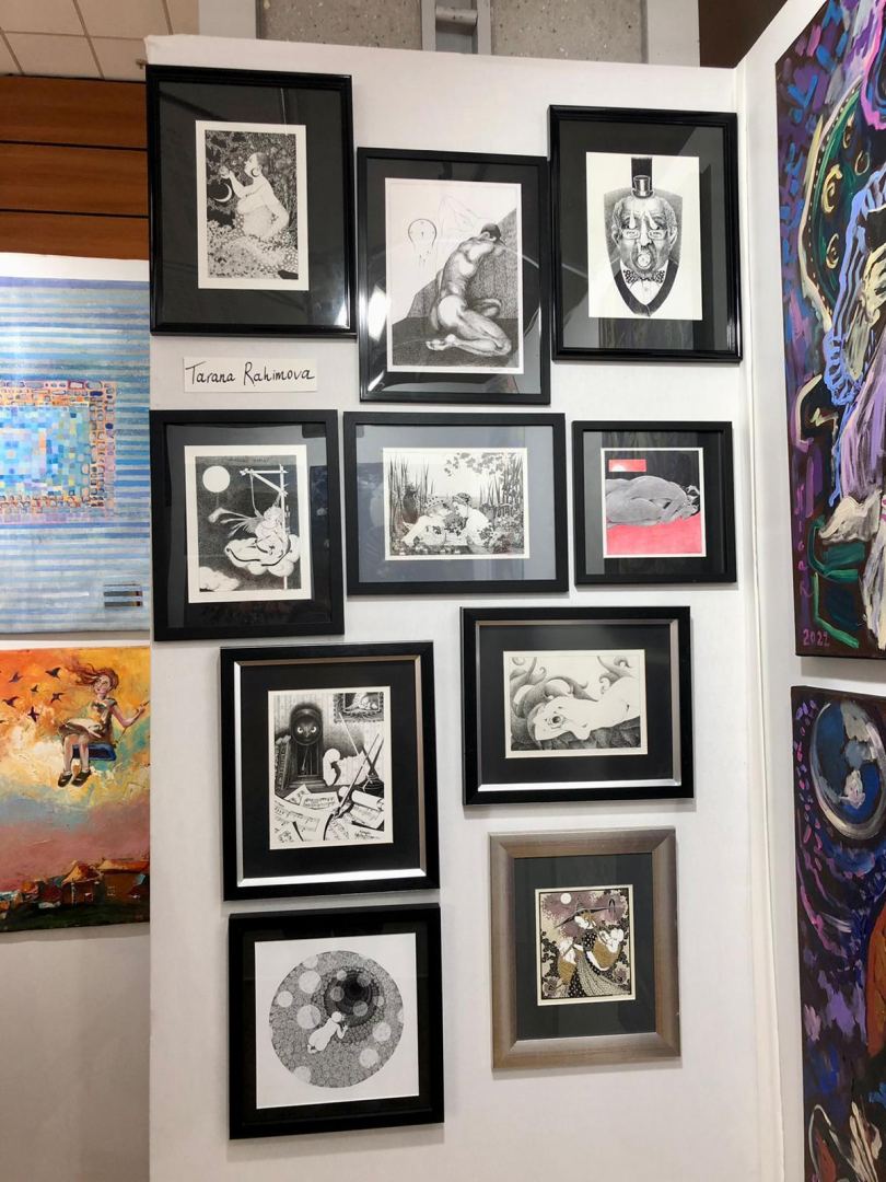 Нигяр Нариманбекова представила работы азербайджанских художников в Carrousel du Louvre в  Париже (ФОТО)