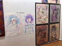 Нигяр Нариманбекова представила работы азербайджанских художников в Carrousel du Louvre в  Париже (ФОТО)