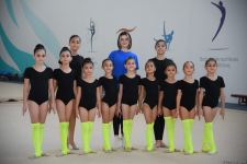 В Национальной арене гимнастики в Баку проходят учебно-тренировочные сборы спортсменок из Мингячевира (ФОТО)