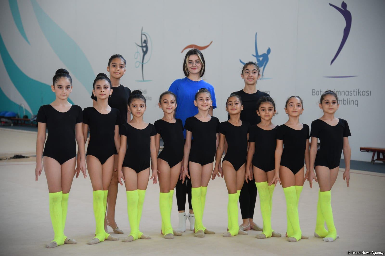 В Национальной арене гимнастики в Баку проходят учебно-тренировочные сборы спортсменок из Мингячевира (ФОТО)