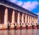 Легендарный балет Игоря Моисеева представил в Баку азербайджанский танец "Чобаны" (ФОТО)