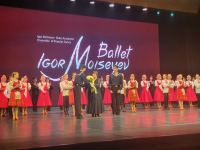 Легендарный балет Игоря Моисеева представил в Баку азербайджанский танец "Чобаны" (ФОТО)