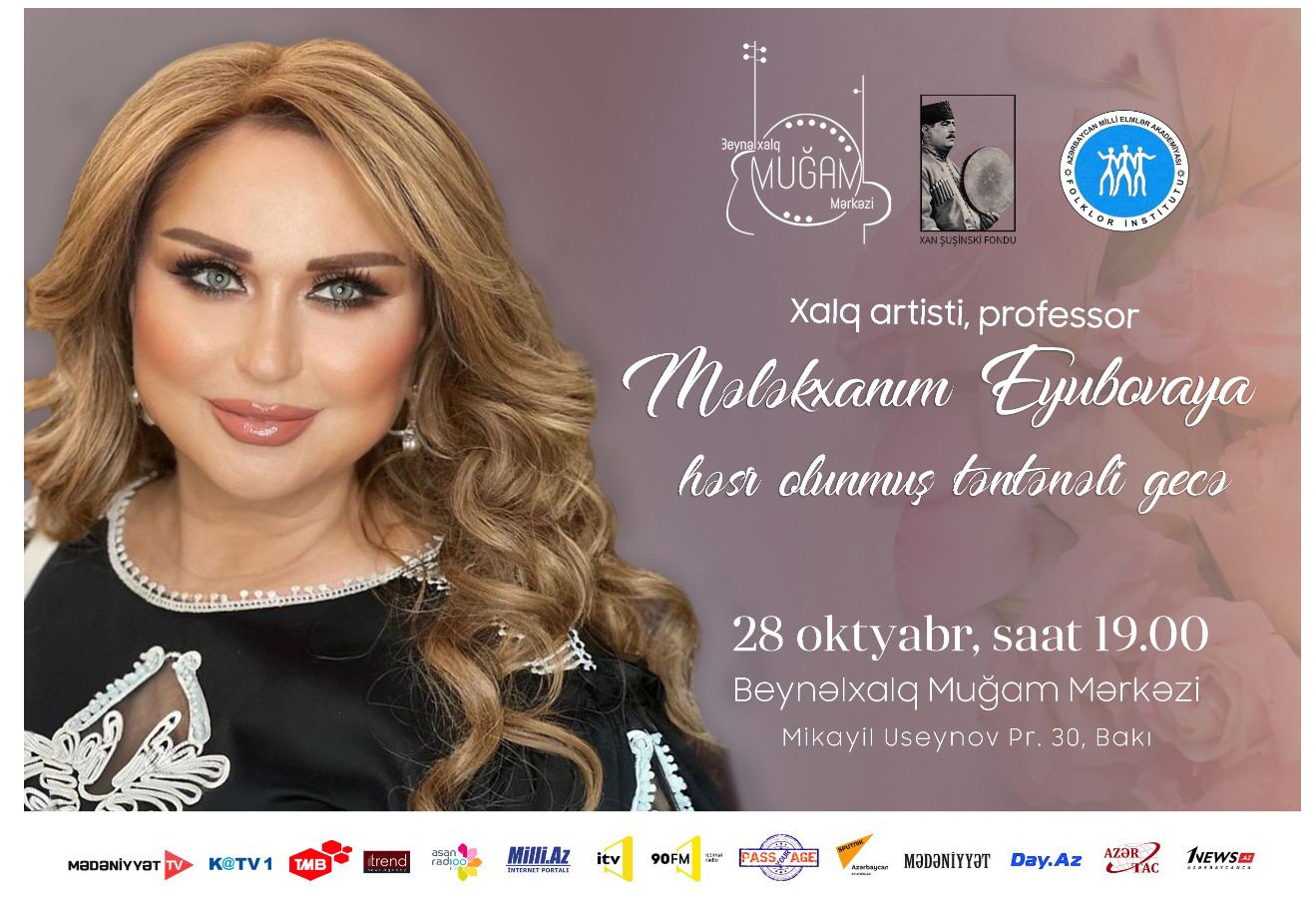 В Баку прошел творческий вечер Мелекханым Эйюбовой (ФОТО)