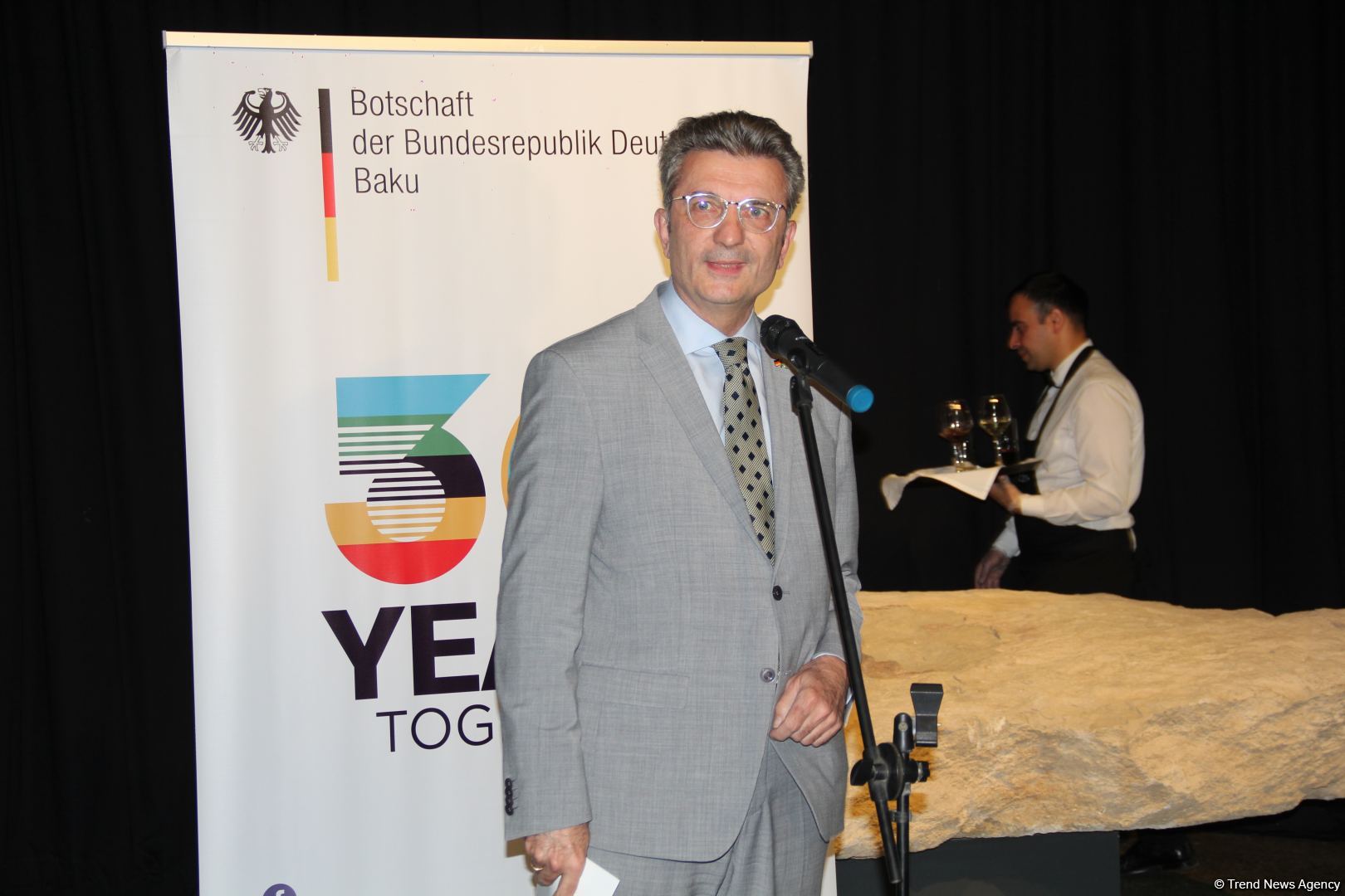 На стенах Музея каменной летописи в Баку представлен 3D mapping, реализованный посольством Германии и  QGallery (ВИДЕО, ФОТО)