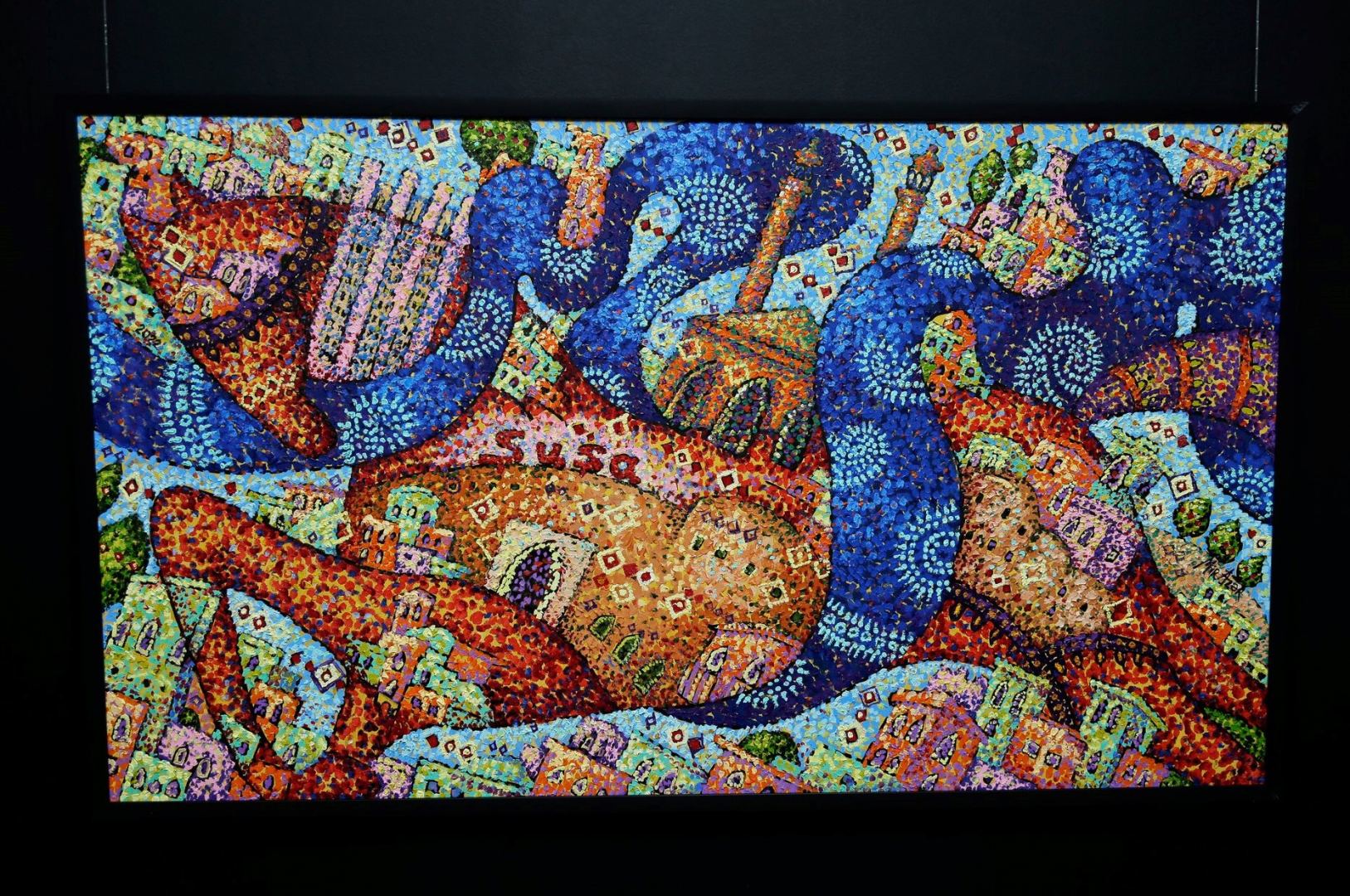 "Человек-праздник" Мир Азер Абдуллаев – лечебные свойства оптимизма и позитива экспозиции в Баку (ФОТО)