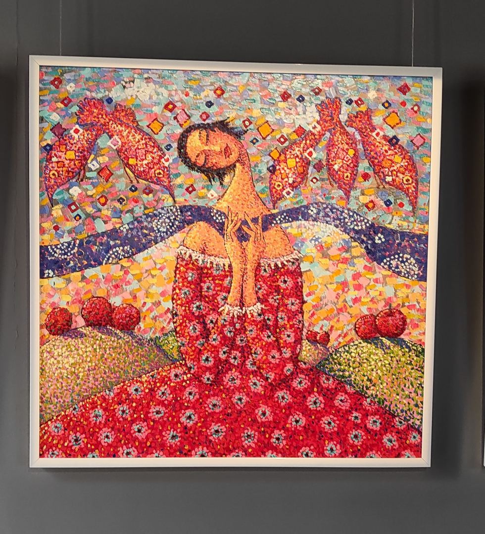 "Человек-праздник" Мир Азер Абдуллаев – лечебные свойства оптимизма и позитива экспозиции в Баку (ФОТО)